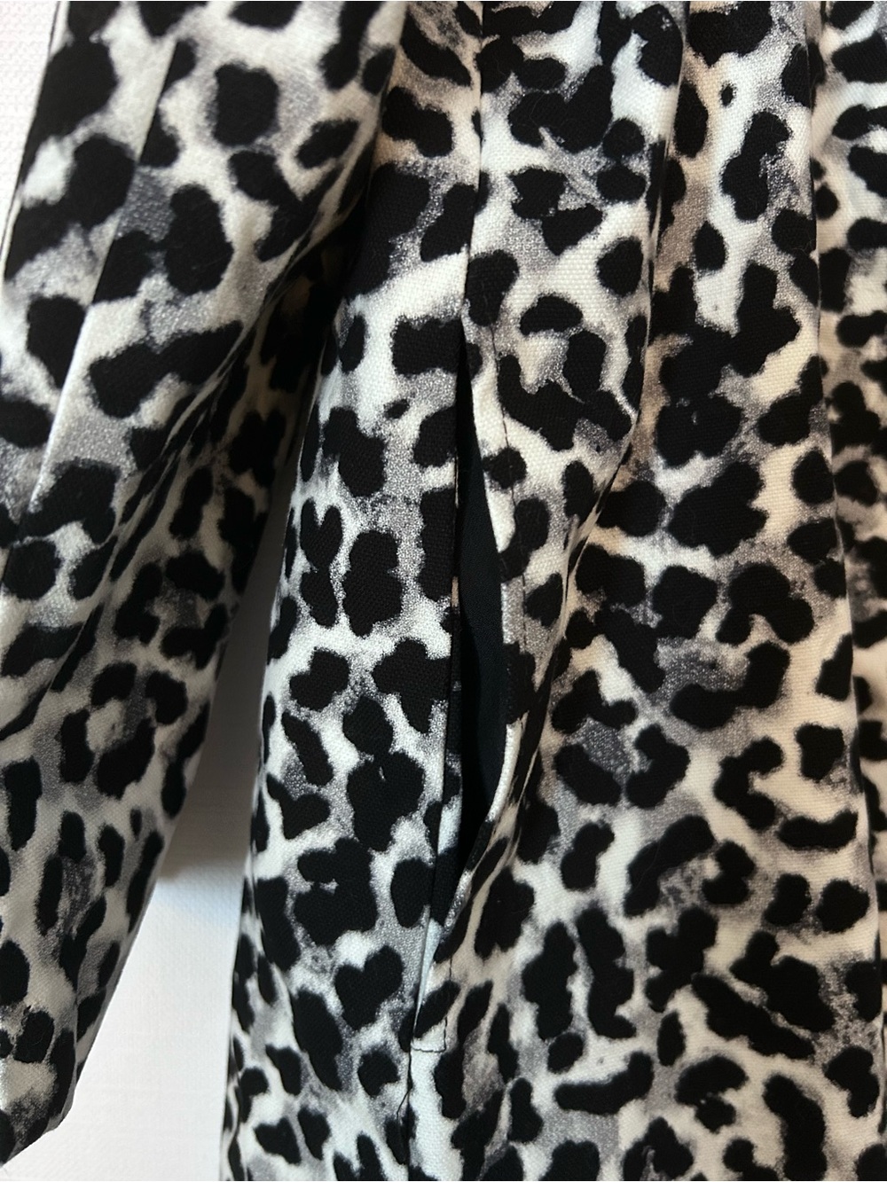 Signature Collection Leopard Print Long Jacket - Picture 2 of 7